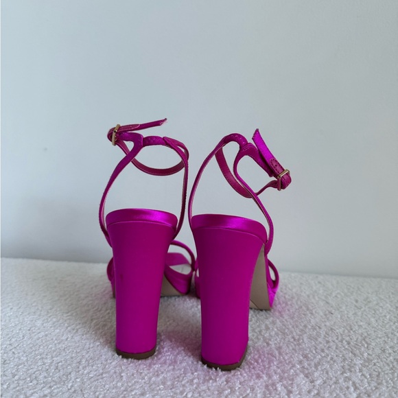 Franco Sarto Fuchsia Strap Heels - Picture 5 of 10